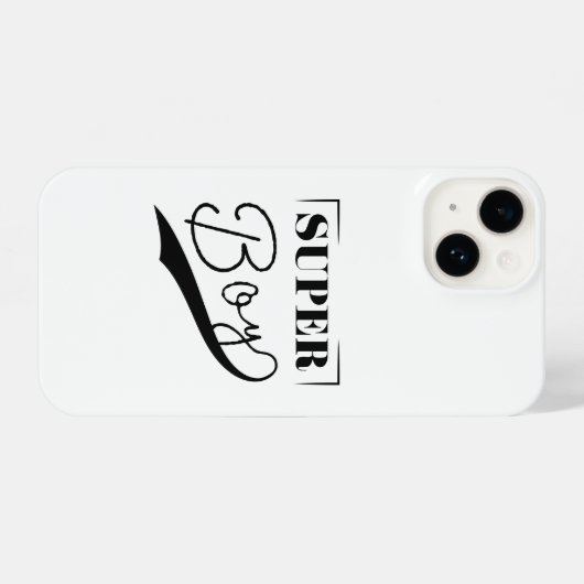 男すごいの子 iPhoneケース (裏面横)