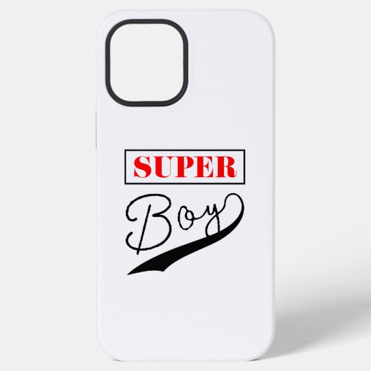 男すごいの子 iPhoneケース (裏面)