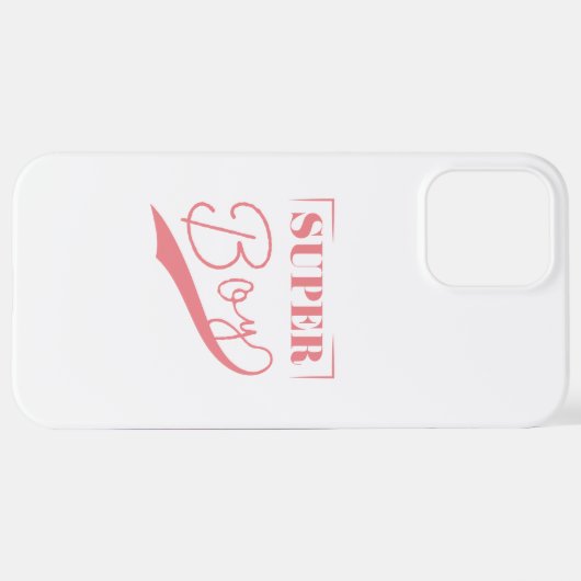 男すごいの子 iPhoneケース (裏面横)