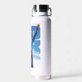 男すごいの見上げポーズ ウォーターボトル (背面)