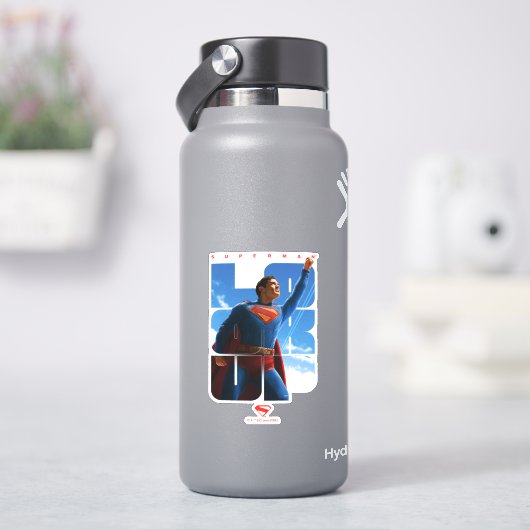 男すごいの見上げポーズ シール (HydroFlask)
