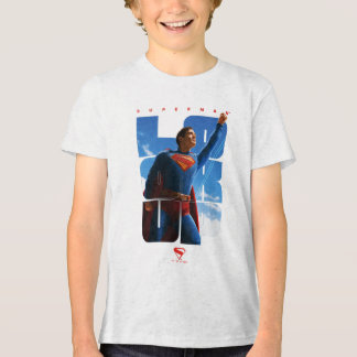 男すごいの見上げポーズ トライブレンドTシャツ