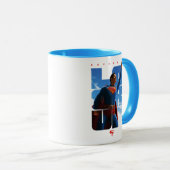 男すごいの見上げポーズ マグカップ (正面右)