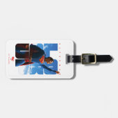 男すごいの見上げポーズ ラゲッジタグ (正面横)