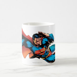男すごいの飛んでいる蹴り コーヒーマグカップ