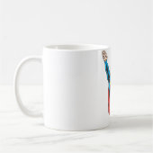 男すごい右腕を上げる コーヒーマグカップ (左)