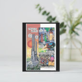 男すごい漫画パネル – クラークの起源 ポストカード (スタンド正面)