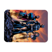 男すごい男、バットマン、女疑問に思のトリニティ マグネット (横)