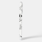 男すごい黒白3 Case-Mate iPhoneケース (裏面 / 右)