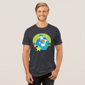 男すごい80のスタイル トライブレンドTシャツ (正面全面)