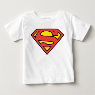 男すごいSシールド マンロすごいゴ ベビーTシャツ