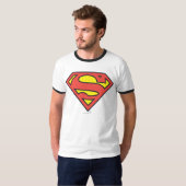 男すごいSシールド |マンロすごいゴ Tシャツ (正面フル)