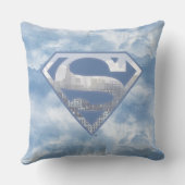 男すごいSシールド |ライトブルーシティロゴ クッション (裏面)