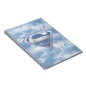 男すごいSシールド |ライトブルーシティロゴ ノートブック (右側)