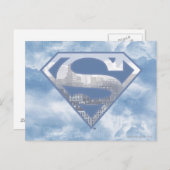 男すごいSシールド |ライトブルーシティロゴ ポストカード (正面/裏面)