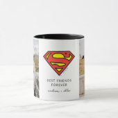 男すごいSシールド |友だち最高のの写真 マグカップ (中央)