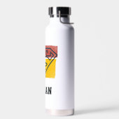 男すごいSシールド |名前の追加 ウォーターボトル (左面)