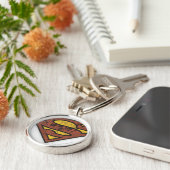 男すごいSシールド |新聞のロゴ キーホルダー (側面)