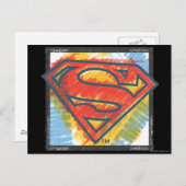 男すごいSシールド |色付きロゴ ポストカード (正面/裏面)