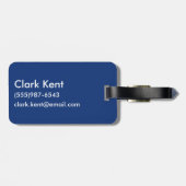 男すごいSシールド |黒いグランジアウトラインロゴ ラゲッジタグ (裏面横)