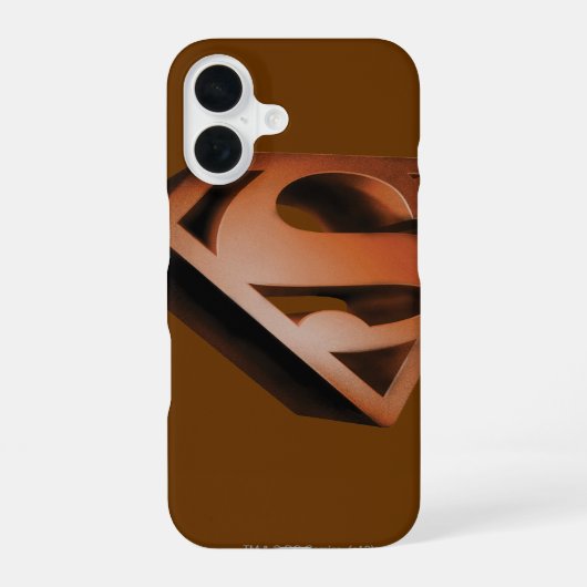 男すごいSシールド | 3D粒状ロゴ iPhone 16ケース (裏面)