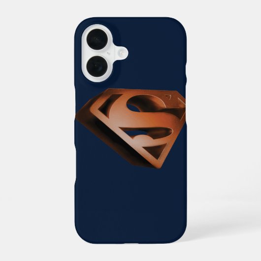 男すごいSシールド | 3D粒状ロゴ iPhone 16ケース (裏面)