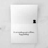 男それはあなたの誕生日です! カード (内部)