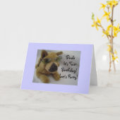 男それはあなたの誕生日です! カード (黄色い花)