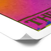 男つるタロットのサイケデリックポスター ポスター (角)