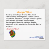 男つるタロットカード ポストカード (裏面)