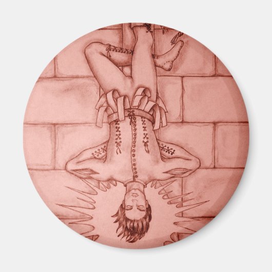 男つるタロットカード マグネット (正面)