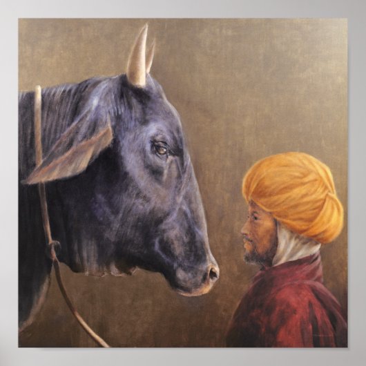 男とブル ポスター (正面)