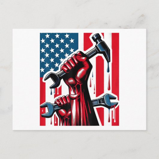 男と女と若者の幸せ ポストカード (正面)