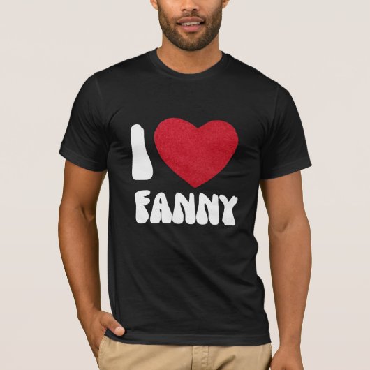 男と女のためのTシャツFanny Fanny Tシャツ (正面)