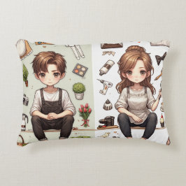 男と女 ver. 1 アクセントピロー