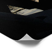 男と彼の犬がバユーに乗って ポスター (角)