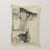 男と男のプール遊の鉛筆 アクセントクッション (裏面(縦))