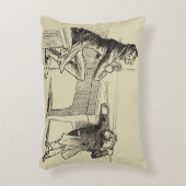 男と男のプール遊の鉛筆 アクセントクッション (正面(垂直))