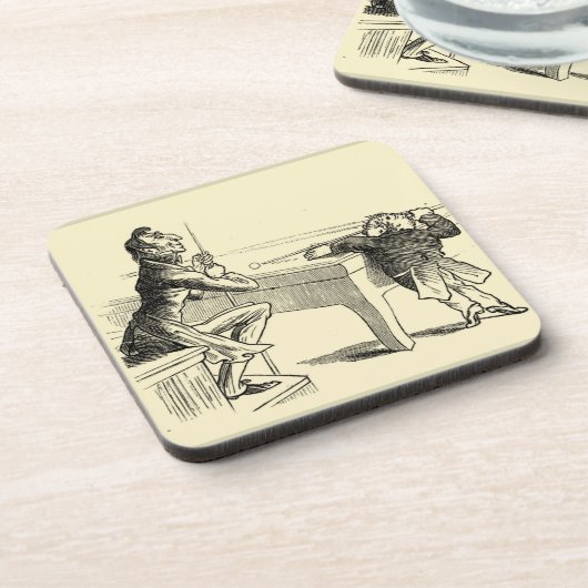 男と男のプール遊の鉛筆 コースター (左側)