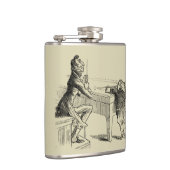 男と男のプール遊の鉛筆 フラスク (右)