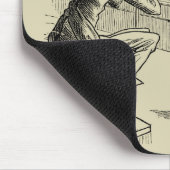 男と男のプール遊の鉛筆 マウスパッド (コーナー)