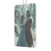 男と美しい少女のイメージ カーエアーフレッシュナー (左)