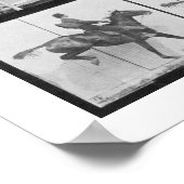 男と馬のフェンスをジャンプし、プレート640 'アニから ポスター (角)