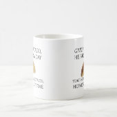 男にタコスを与える、彼は1日屁をこく.... コーヒーマグカップ (中央)