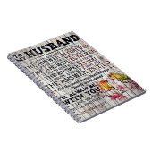 男に贈り物パーソナライズされた、夫に贈る ノートブック (右側)