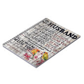 男に贈り物パーソナライズされた、夫に贈る ノートブック (左側)