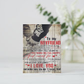 男に贈り物パーソナライズされた、夫に贈る 招待状 (スタンド正面)