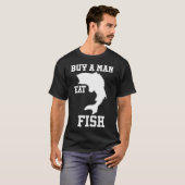 男に魚を食べさせろ s tシャツ (正面フル)