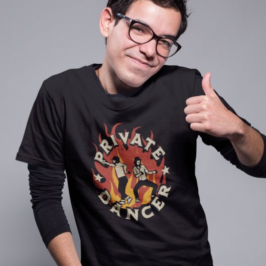 男のおもしろいシャツ、悪いダンサーのジョーク Tシャツ