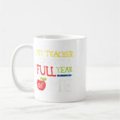 男のおもしろい子のための学校の最後の日 コーヒーマグカップ (左)